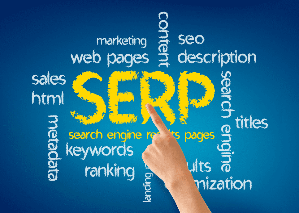 Topics related to search engine result pages