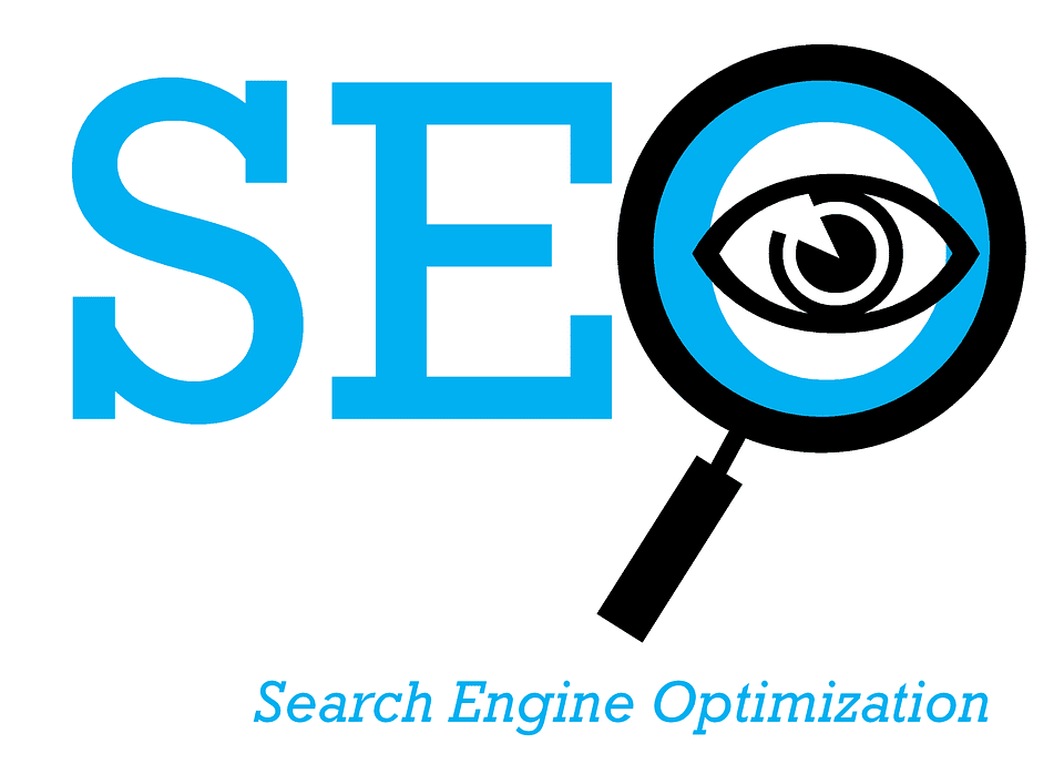 search engine optimisation with a magnifying glass