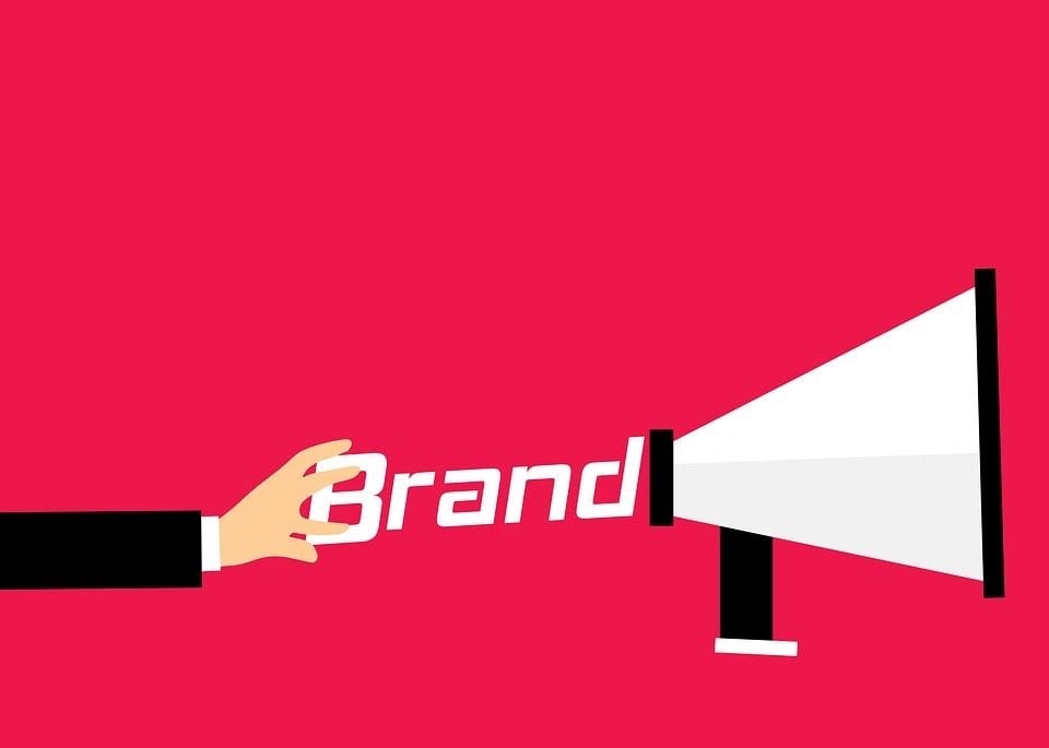 illustration of a brand with a loudspeaker