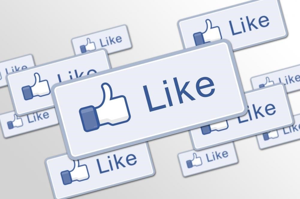 Facebook like button