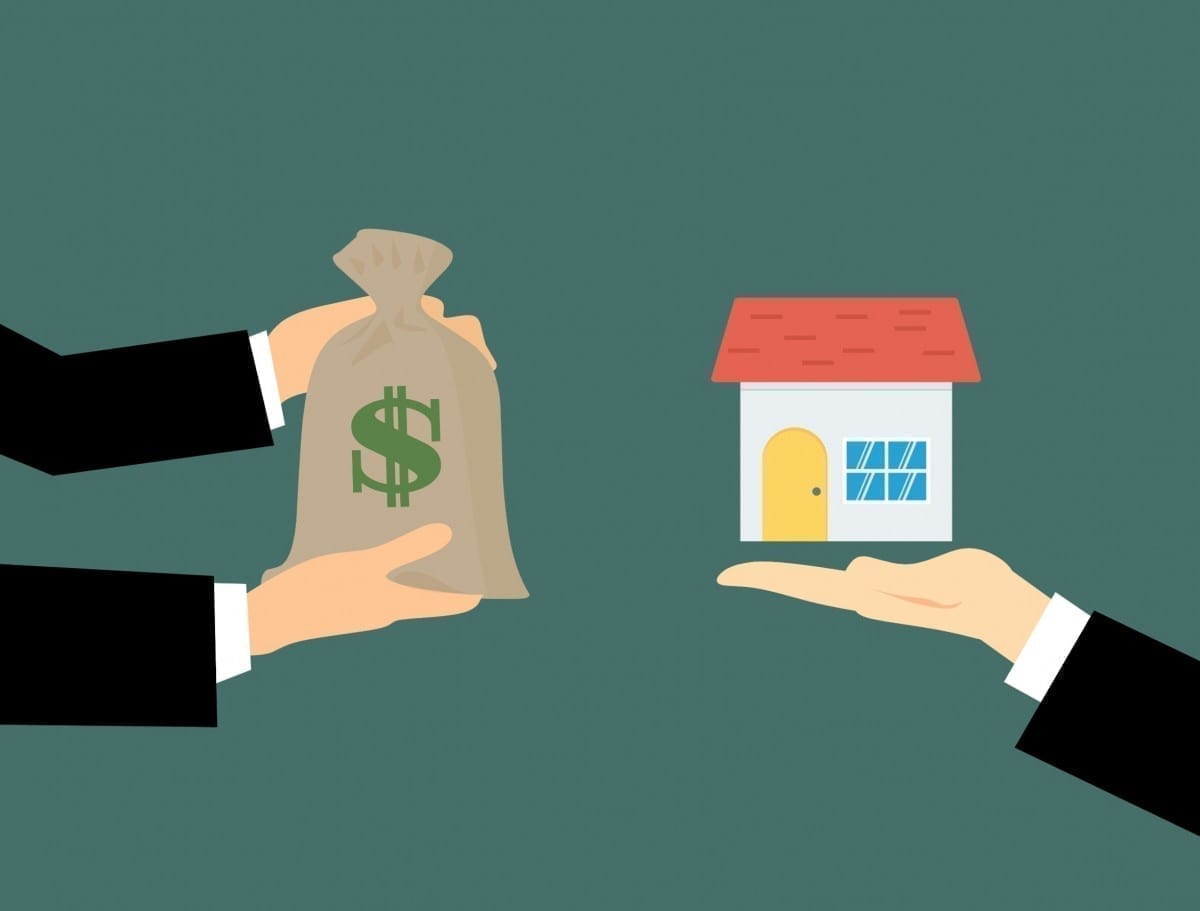 A business transaction for the purchase of a home