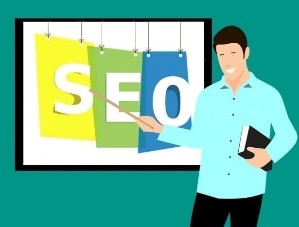 A man teaching SEO