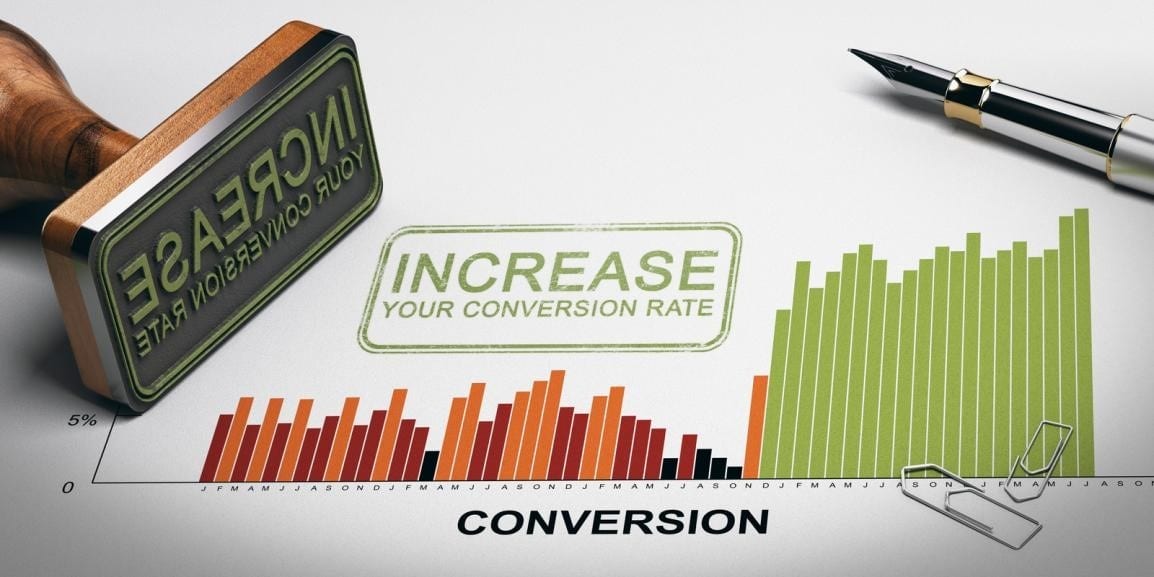 graph about conversion rate